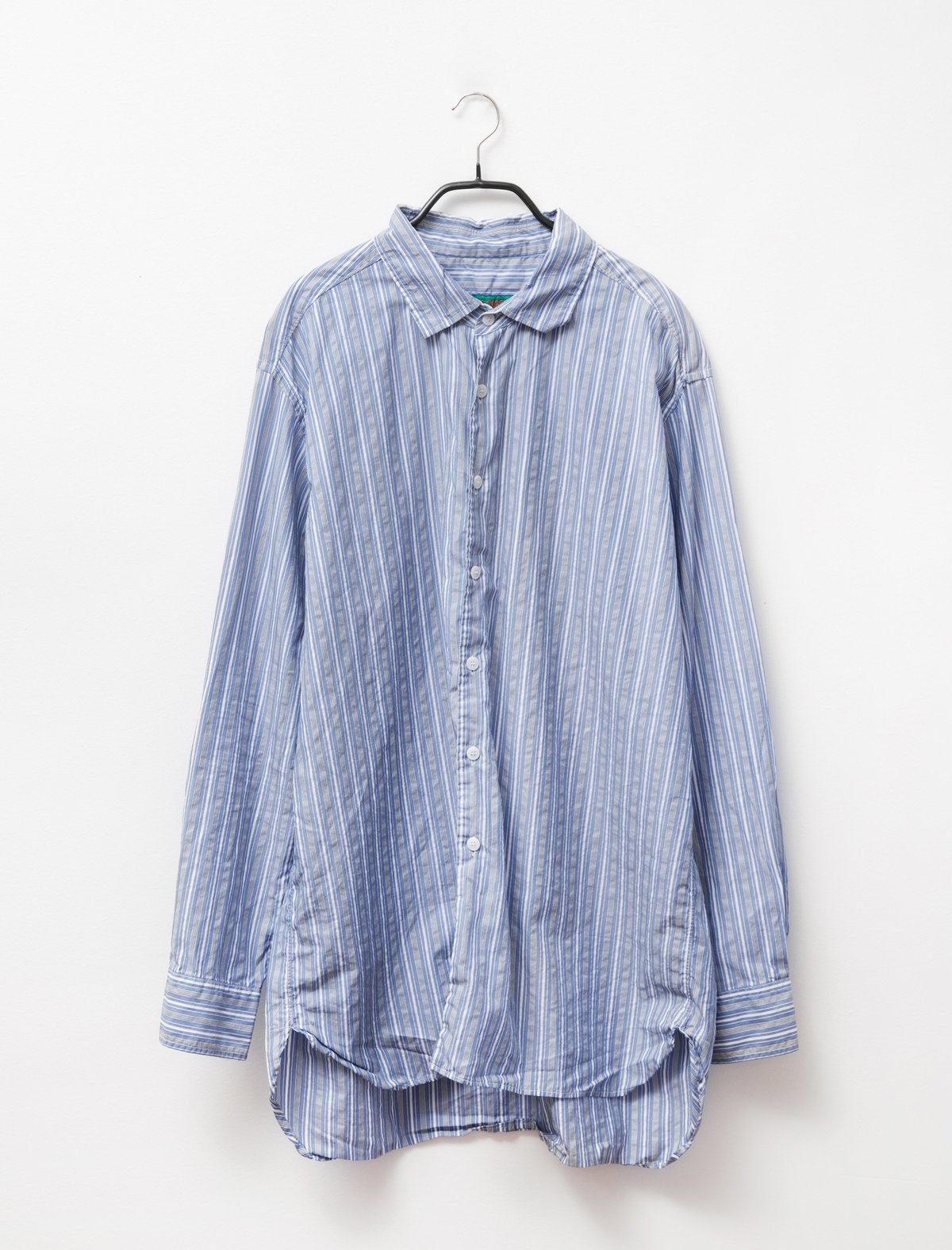 Casey Casey Big Raccourcie Shirt - Seersucker Stripe | Garmentory