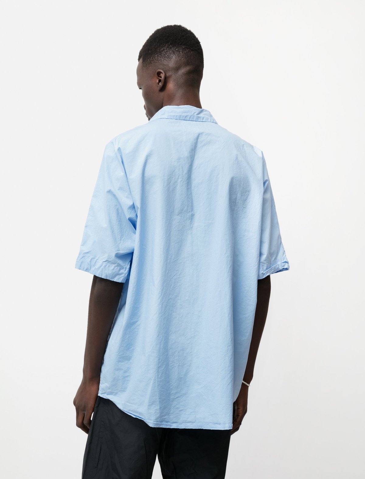 【CASEY CASEY】FABIANO PATCH SHIRT SKY Casey Casey Waga Shirt - Sky Blue | Garmentory