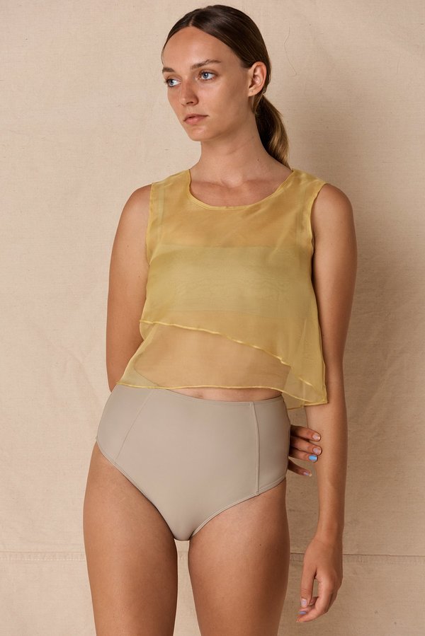 Organza Top | Sunflower Organza Top | Sunflower