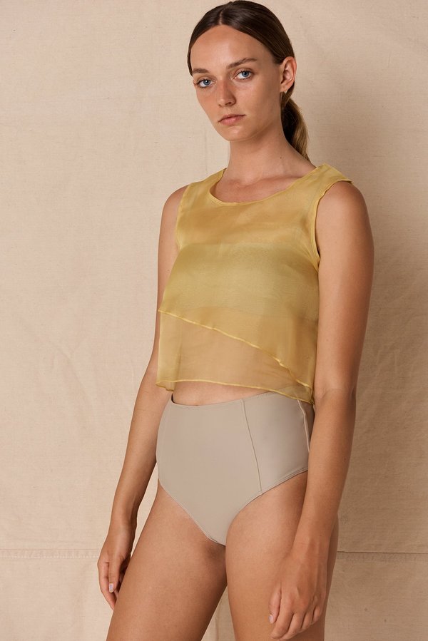 Organza Top | Sunflower Organza Top | Sunflower