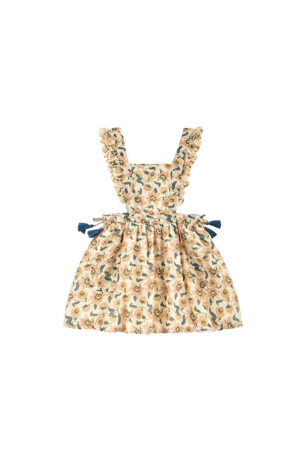kids Louise Misha Mistinghette Dress - Cream Flowers kids Louise Misha Mistinghette Dress - Cream Flowers