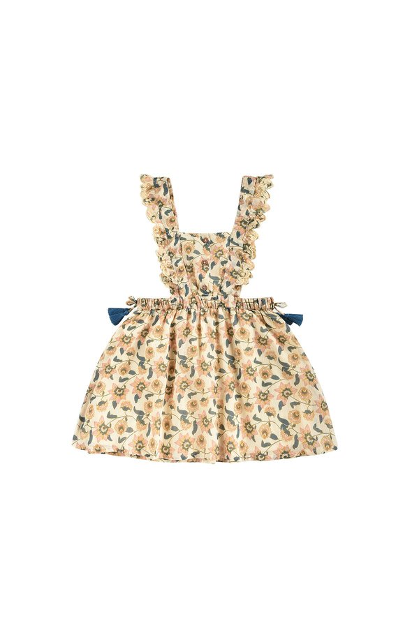 kids Louise Misha Mistinghette Dress - Cream Flowers kids Louise Misha Mistinghette Dress - Cream Flowers