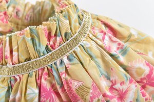 Kids Louise Misha Salina Skirt - Soft Honey Parrots Kids Louise Misha Salina Skirt - Soft Honey Parrots