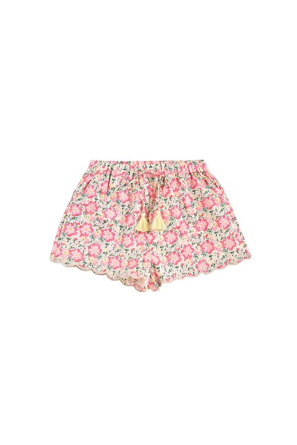 Kids Louise Misha Vallaloid Shorts - Pink Meadow Kids Louise Misha Vallaloid Shorts - Pink Meadow
