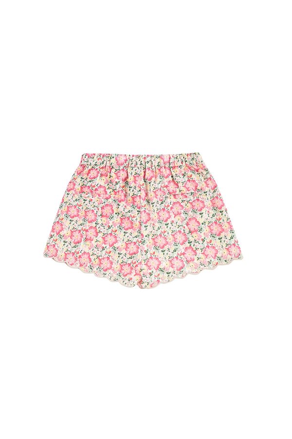 Kids Louise Misha Vallaloid Shorts - Pink Meadow Kids Louise Misha Vallaloid Shorts - Pink Meadow