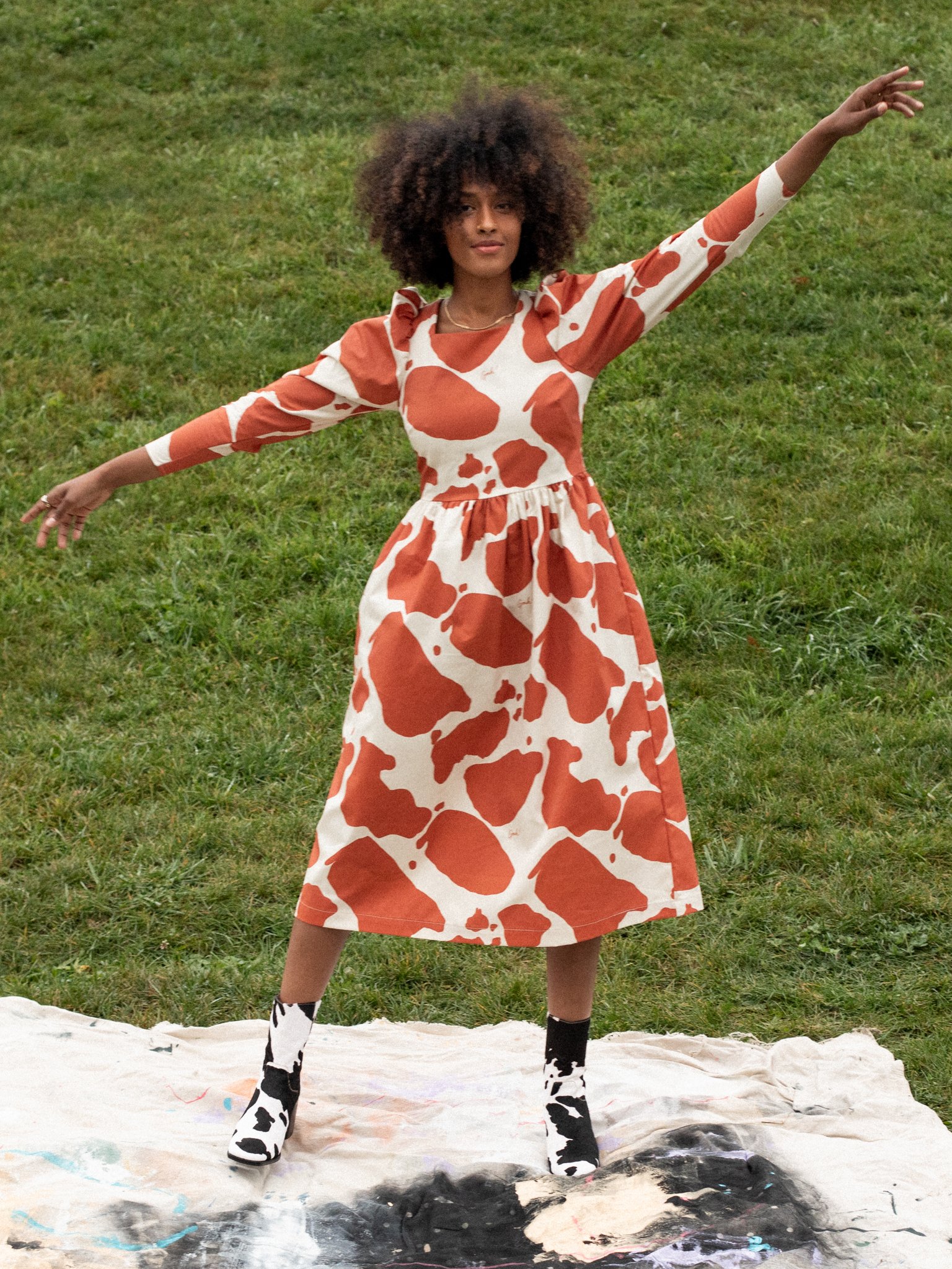 funky midi dress