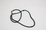 Pre-loved Beaded Skull Charm Necklace - Black - Thumbnail 6
