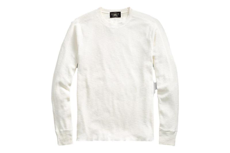 【RRL】Textured Crewneck RRL Textured Crewneck - Paper White | Garmentory