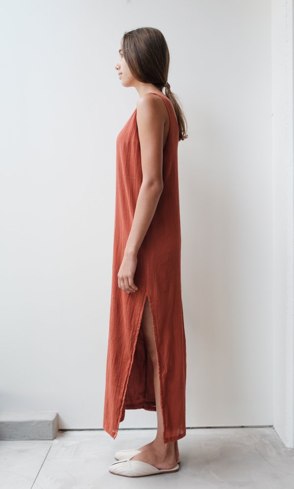 at Dawn. Crinkle Tank Dress at Dawn. Crinkle Tank Dress
