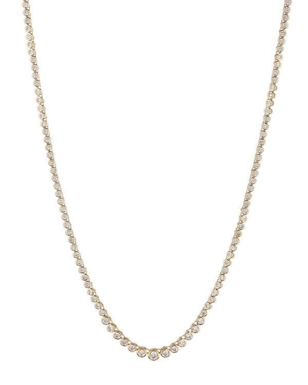 Ballier Bezel Tennis Necklace - Gold Ballier Bezel Tennis Necklace - Gold