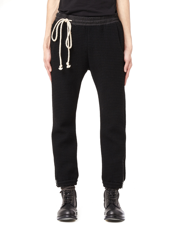 Avialae Zip detail sweatpants - Black Avialae Zip detail sweatpants - Black