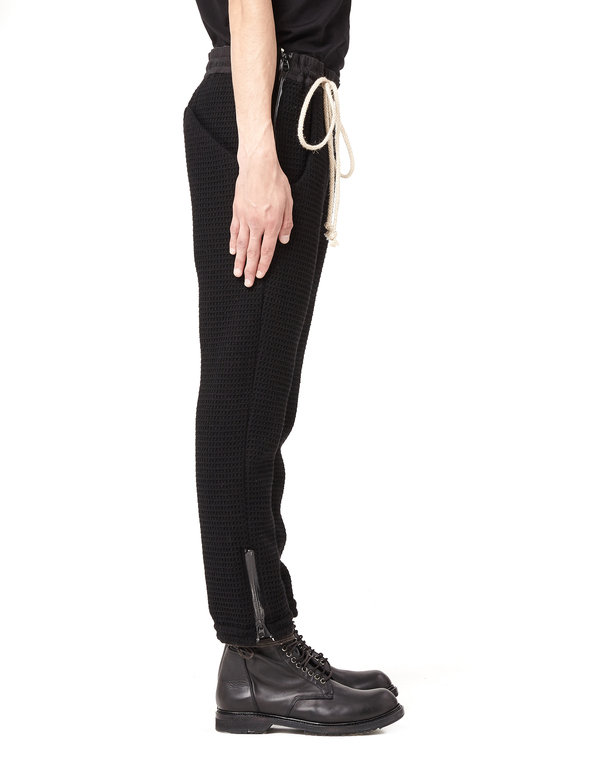 Avialae Zip detail sweatpants - Black Avialae Zip detail sweatpants - Black