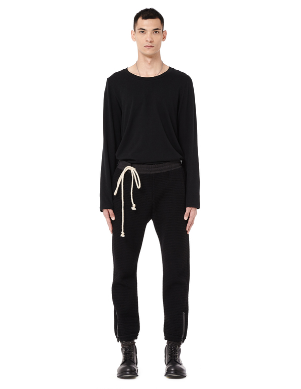 Avialae Zip detail sweatpants - Black Avialae Zip detail sweatpants - Black