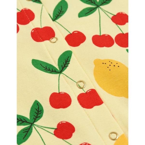 kids mini rodini cherry lemonade allover jumpsuit - yellow kids mini rodini cherry lemonade allover jumpsuit - yellow