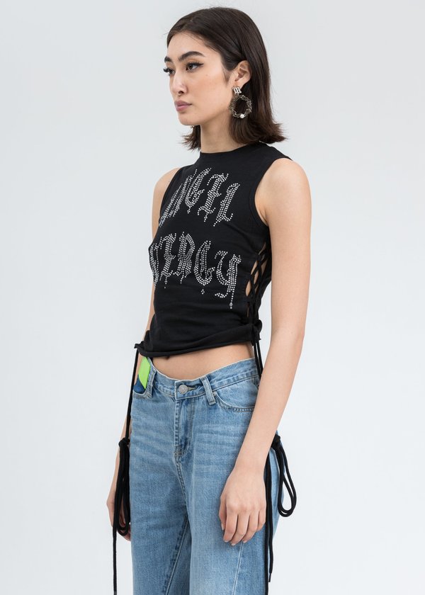 Ashley Williams Crystals 'Angel Energy' Sexy Top - black Ashley Williams Crystals 'Angel Energy' Sexy Top - black