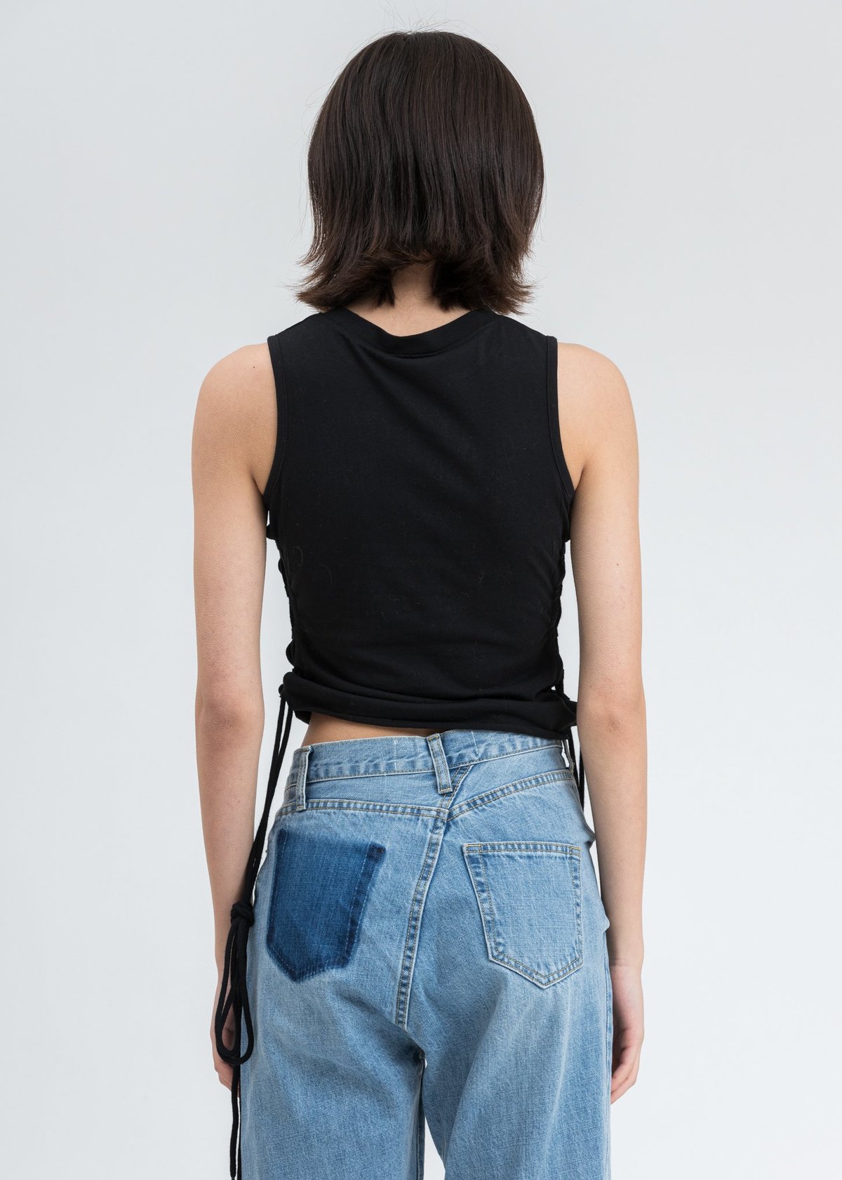 【関税込み】Ashley Williams ブラック Crystal Marley ジーンズ Ashley Williams Crystals 'Angel Energy' Sexy Top - black