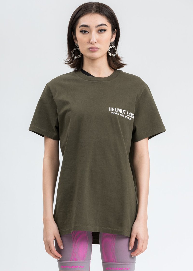 Helmut Lang Khaki Strap T-Shirt - Green | Garmentory