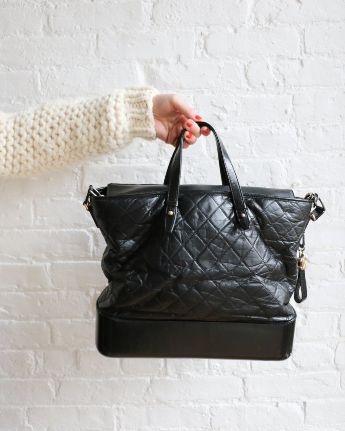 Chanel Large Gabrielle Tote Bag - black | Garmentory