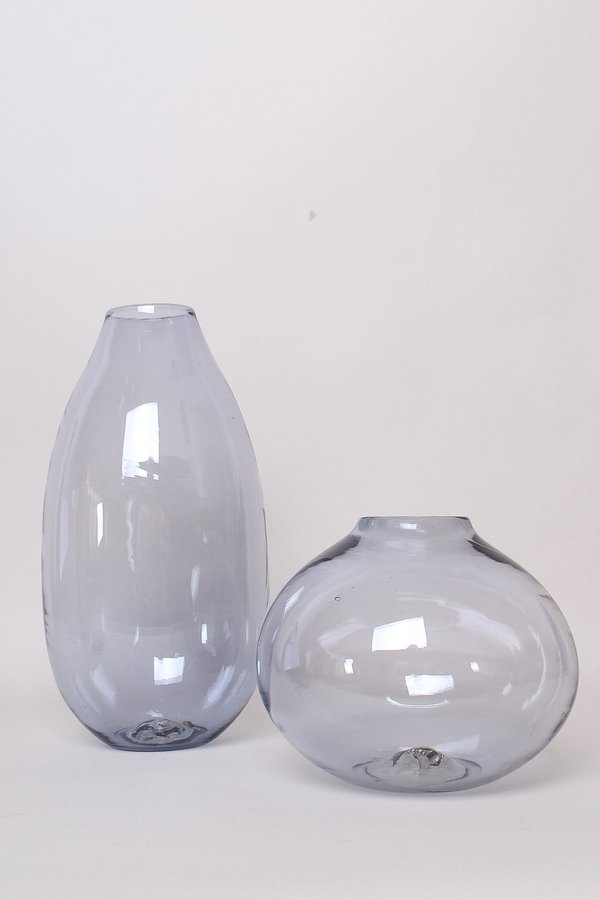 Elijah Leed Tall Seed Vessel - Water Blue Elijah Leed Tall Seed Vessel - Water Blue