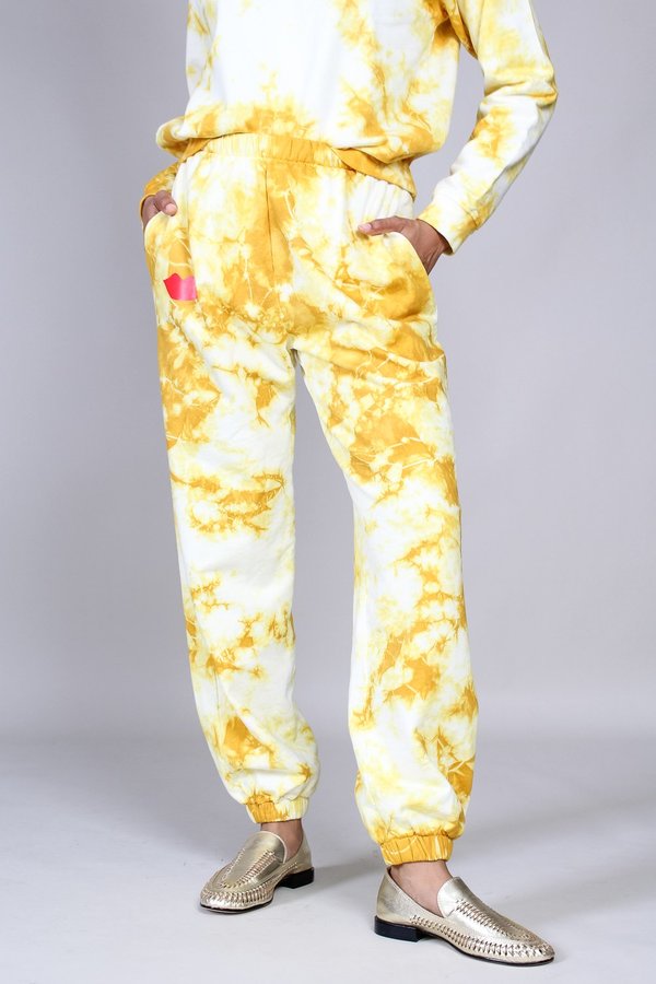 Clare Sweatpants Marigold Tie Dye/Poppy Lips Garmentory