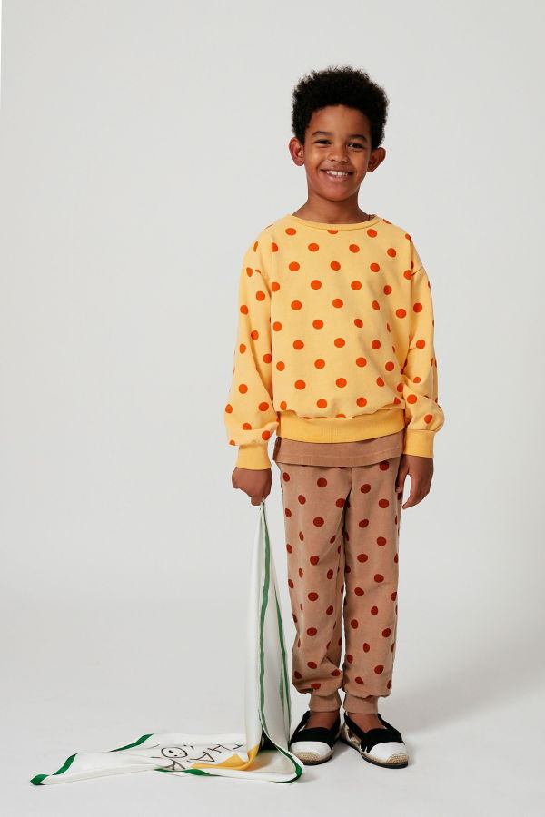 kids Weekend House Kids Dots Jogger Pant - Camel