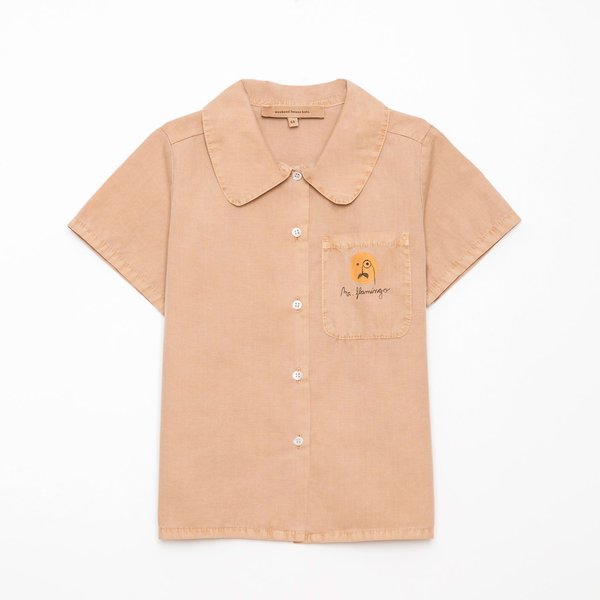 kids Weekend House Kids Flamingo Shirt - Camel kids Weekend House Kids Flamingo Shirt - Camel