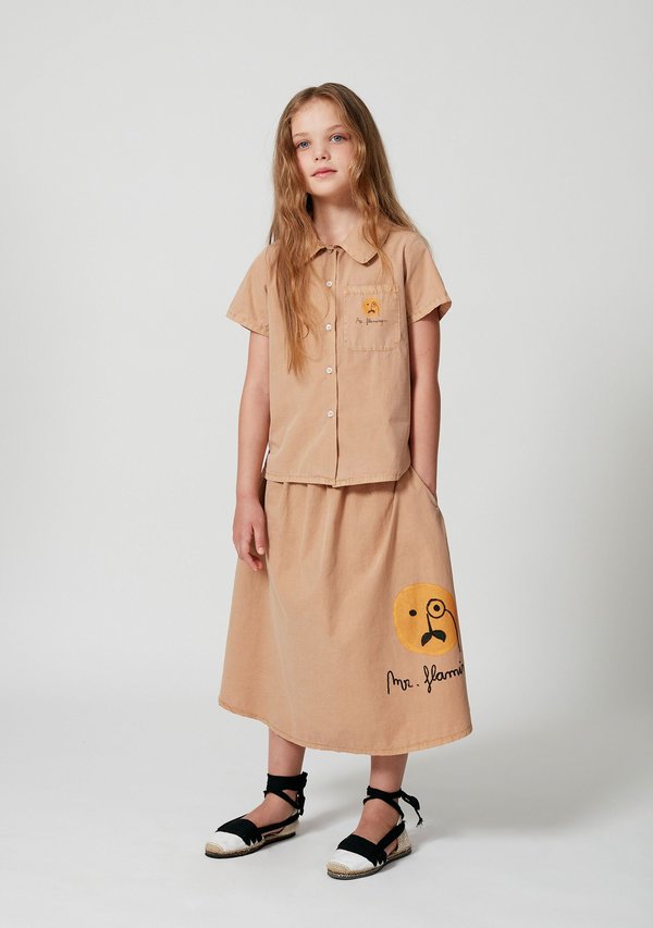 kids Weekend House Kids Flamingo Shirt - Camel kids Weekend House Kids Flamingo Shirt - Camel