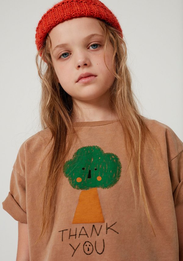 Kids Weekend House Kids Tree Sweatshirt - Camel Kids Weekend House Kids Tree Sweatshirt - Camel