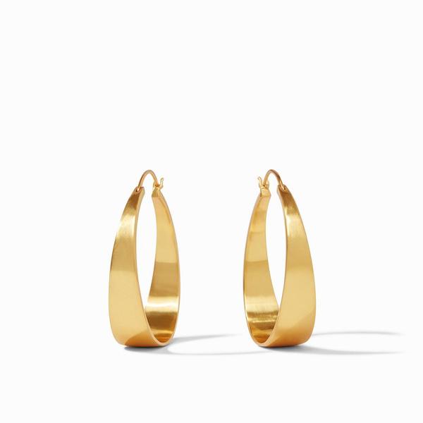 Julie Vos Poppy large Hoop - 24K gold Julie Vos Poppy large Hoop - 24K gold