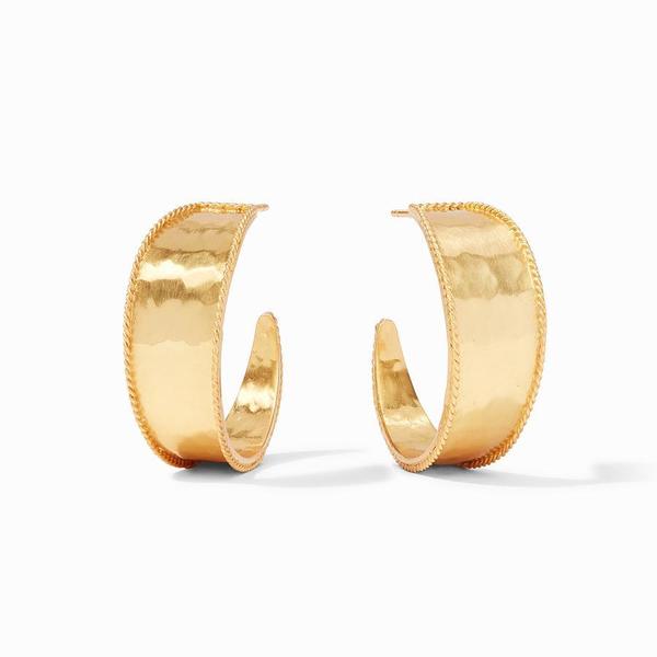 Julie Vos Savoy Medium Hoop - 24K gold Julie Vos Savoy Medium Hoop - 24K gold