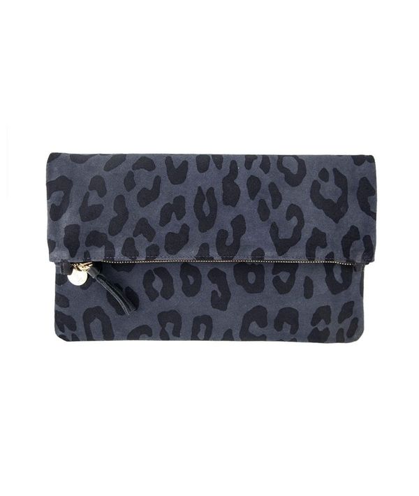 Clare V. Foldover Clutch - Marine Pablo Cat Suede Clare V. Foldover Clutch - Marine Pablo Cat Suede