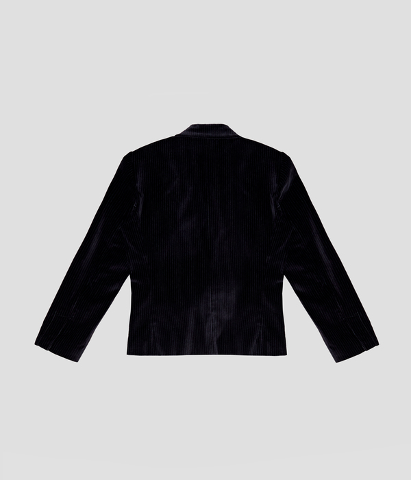 Unisex Carter Young Smoking Blazer - Black Mono Unisex Carter Young Smoking Blazer - Black Mono