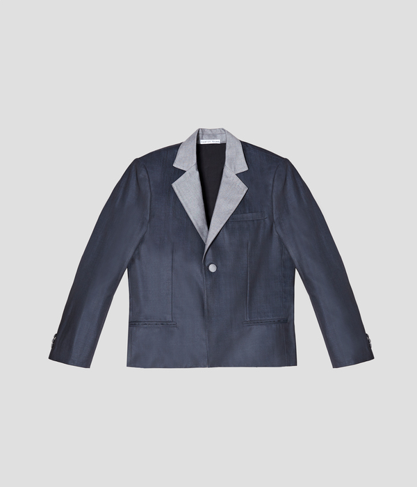 Unisex Carter Young Tuxedo Jacket - Ink/Reverse Denim Unisex Carter Young Tuxedo Jacket - Ink/Reverse Denim
