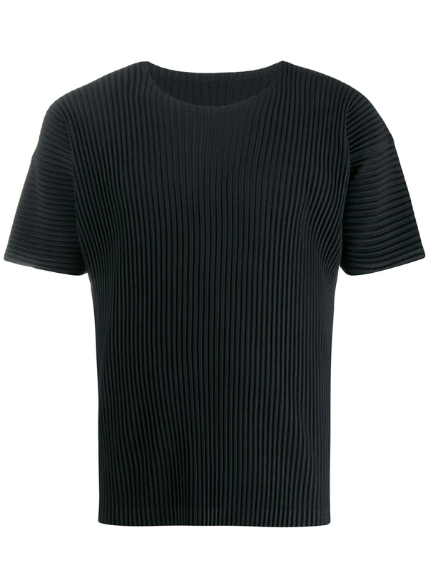 ISSEY MIYAKE HOMME PLISSÉ T-shirts - Black ISSEY MIYAKE HOMME PLISSÉ T-shirts - Black
