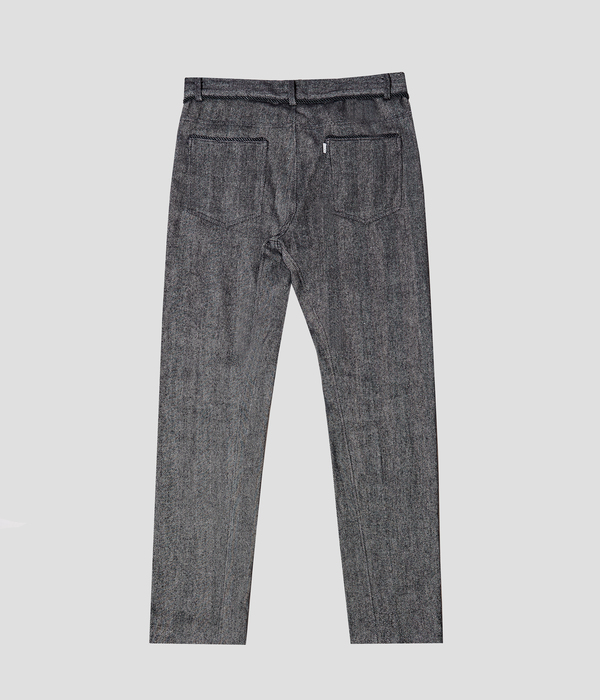 Unisex Carter Young 5 pocket jean - rainy day herringbone Unisex Carter Young 5 pocket jean - rainy day herringbone