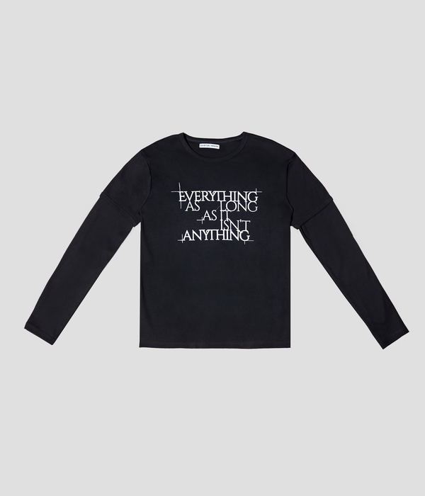 Unisex Carter Young Tiered Shirt - Black/White Unisex Carter Young Tiered Shirt - Black/White