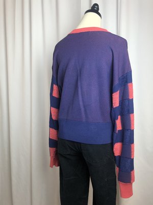Pre-Loved Rag & Bone Checkered Sweater - Pink/Blue Pre-Loved Rag & Bone Checkered Sweater - Pink/Blue