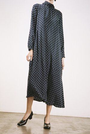 Maria Stanley JORDAN DRESS - dotted navy Maria Stanley JORDAN DRESS - dotted navy