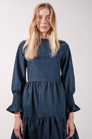 Maria Stanley LANGER DRESS - denim Maria Stanley LANGER DRESS - denim