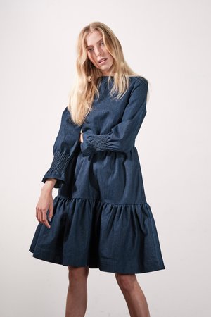 Maria Stanley LANGER DRESS - denim Maria Stanley LANGER DRESS - denim
