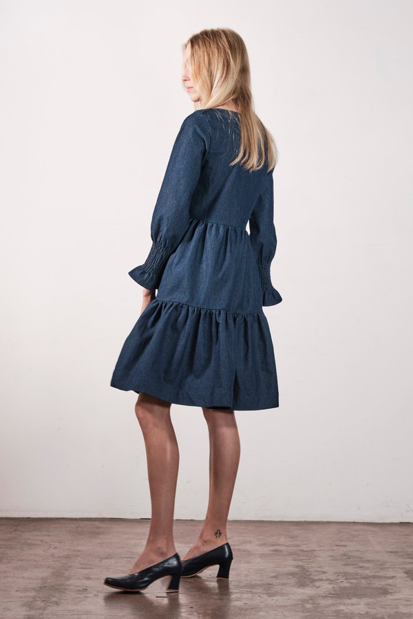 Maria Stanley LANGER DRESS - denim Maria Stanley LANGER DRESS - denim