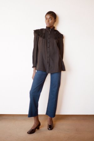 Maria Stanley MAYA BLOUSE - noir Maria Stanley MAYA BLOUSE - noir