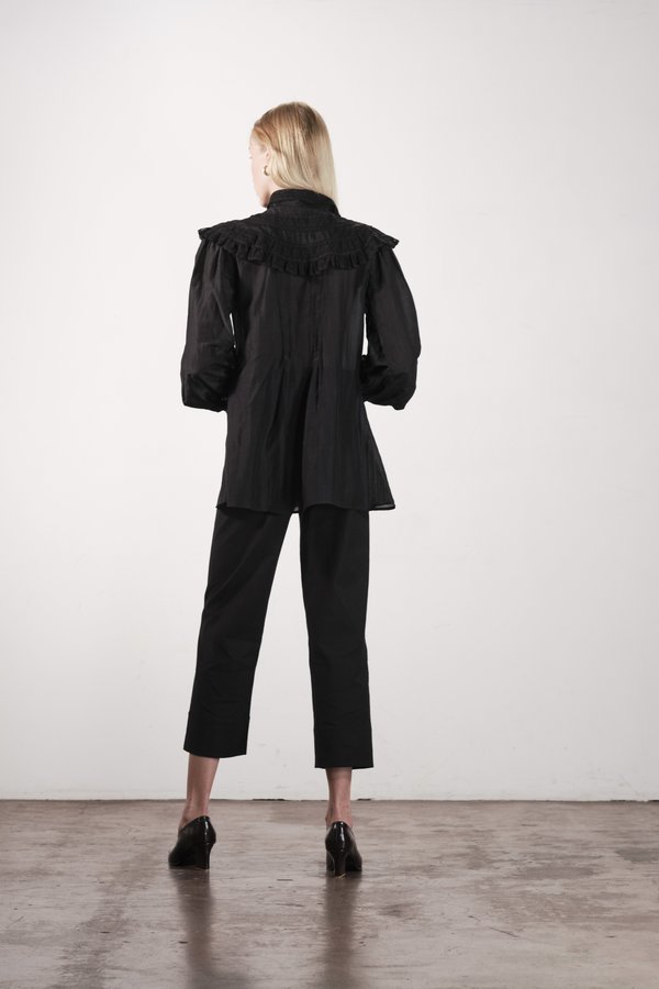 Maria Stanley MAYA BLOUSE - noir Maria Stanley MAYA BLOUSE - noir