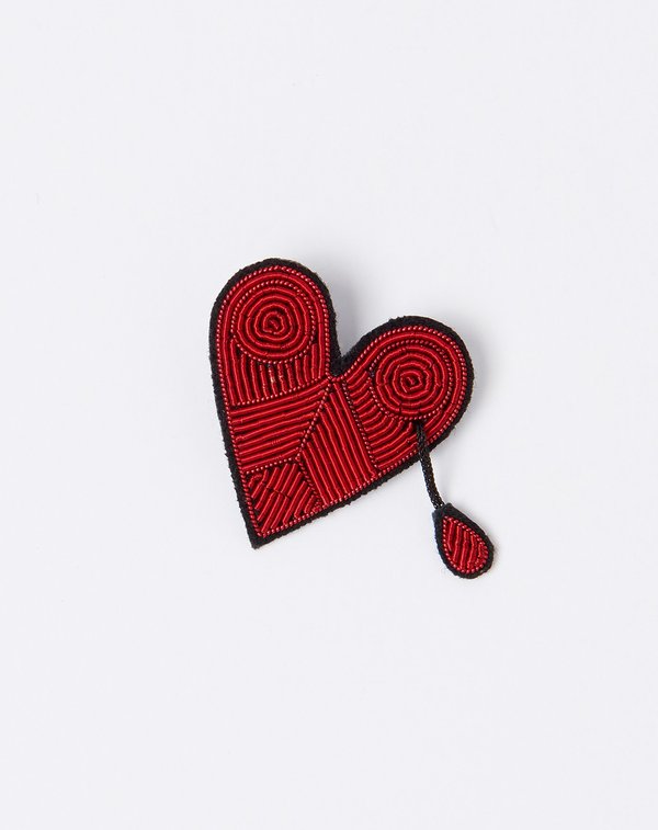 Macon Et Lesquoy Bleeding Heart Pin Macon Et Lesquoy Bleeding Heart Pin