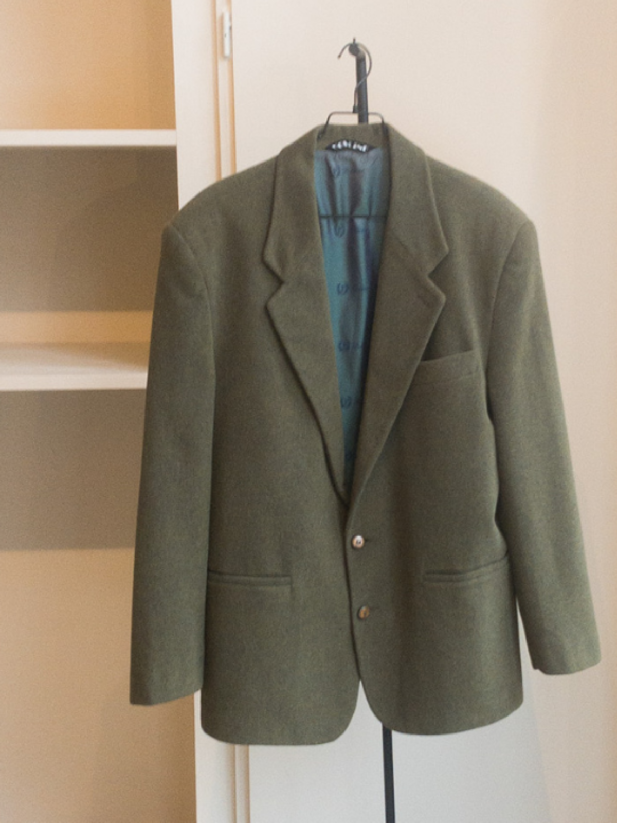 MALVEZZA GREEN WOOL BLAZER main image 1