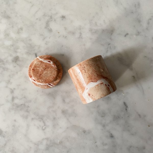 Tarin Thomas Marble Ring Box - Pink Tarin Thomas Marble Ring Box - Pink