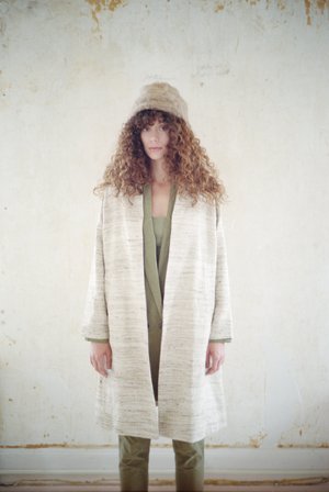 Maria Stanley VERDE COAT - check Maria Stanley VERDE COAT - check