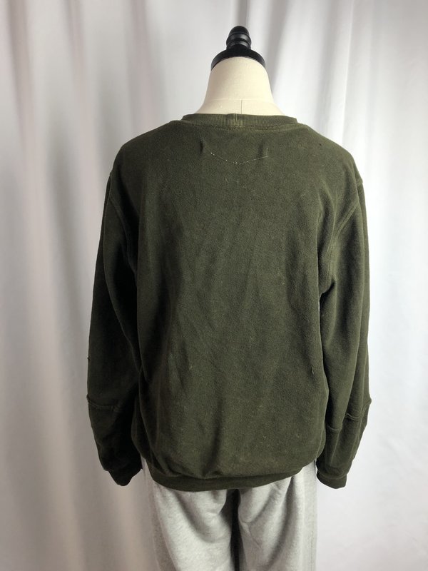 [Pre-loved} Raquel Allegra Washed Crewneck - Olive [Pre-loved} Raquel Allegra Washed Crewneck - Olive
