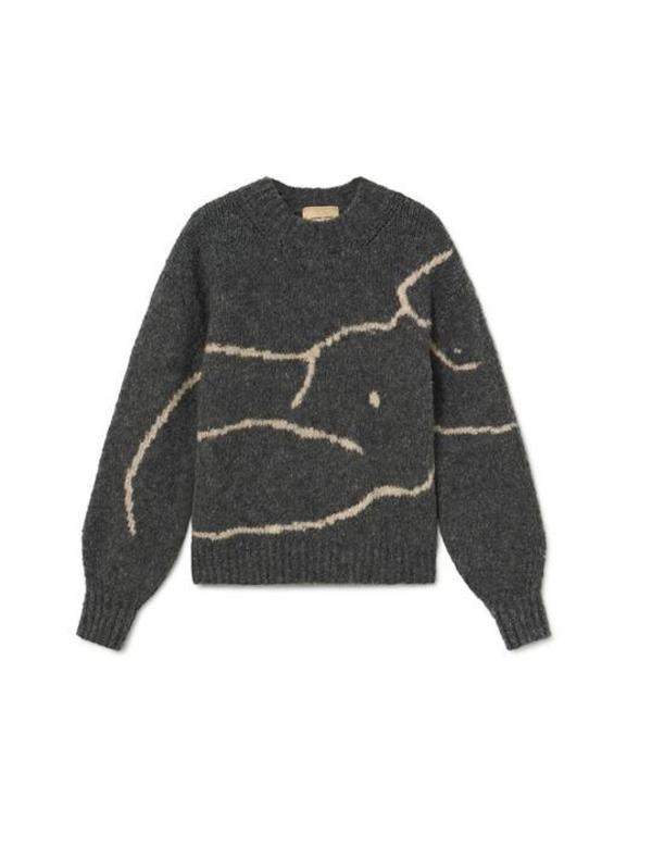 Paloma Wool Palmira Sweater - Dark Grey Paloma Wool Palmira Sweater - Dark Grey