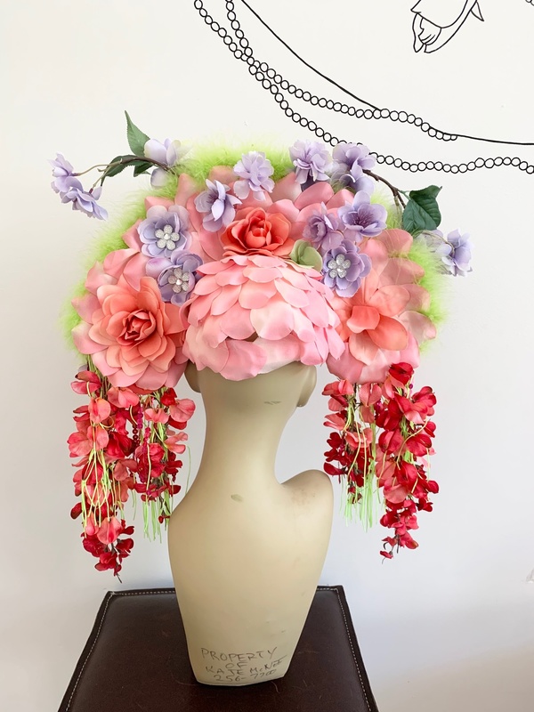 Kate McNee Headdress - Pink Floral Kate McNee Headdress - Pink Floral
